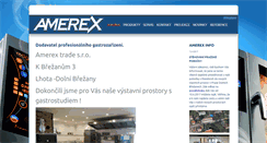 Desktop Screenshot of amerex-gastro.com